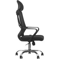Офисное кресло SitUp Bima black Chrome (сетка Black/ Black)