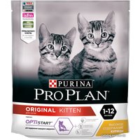 Сухой корм для кошек Pro Plan Original Kitten OptiStart с курицей 400 г