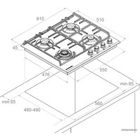 Варочная панель KUPPERSBERG FS 603 C Bronze