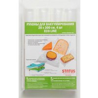Рулоны вакуумной пленки Status VB203004-ECO (300x20 см, 4 шт)