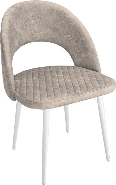 

Стул Трия Гэтсби К1К (белый матовый/микровелюр Wellmart Latte)