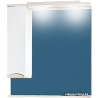  Бриклаер Шкаф с зеркалом Токио 70 L (светлая лиственница)