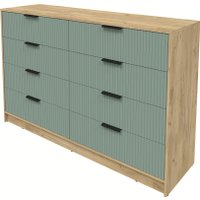 Комод Интерлиния Концепт Лайн КТ-К157 (дуб золотой/мята)