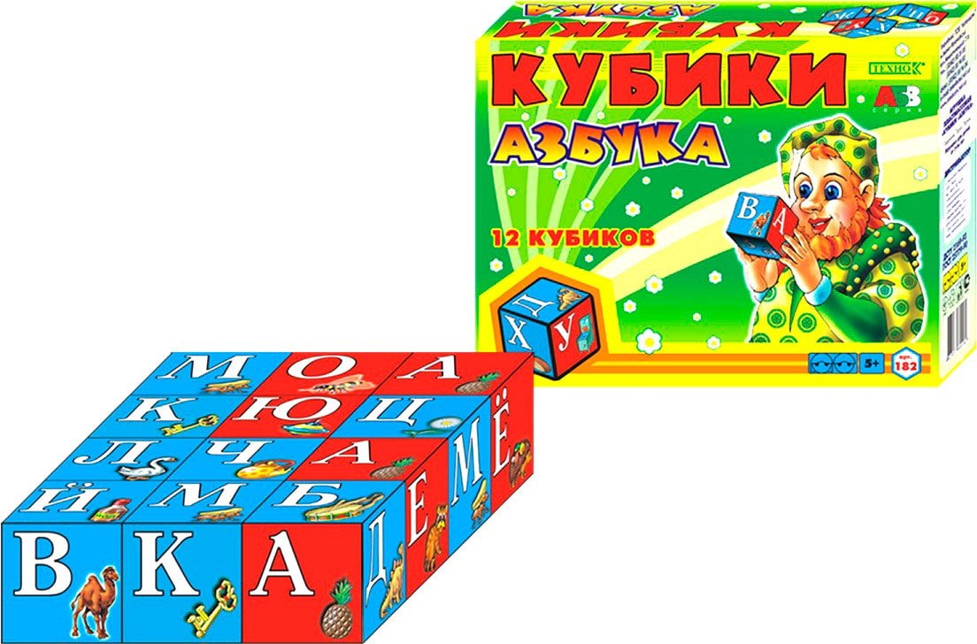 

Кубики ТехноК Азбука 0182