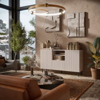 Комод Halmar Paxos KM-1 (кашемир/черный)