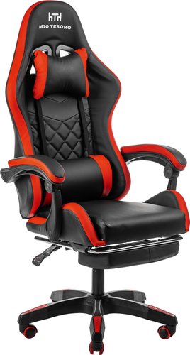 Игровое (геймерское) кресло Mio Tesoro Норманн 8011 (черный/красный)