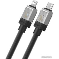 Кабель Baseus CoolPlay Series USB Type-C - Lightning (1 м, черный)