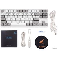 Клавиатура Durgod Taurus K320 (белый, Cherry MX Speed Silver, нет кириллицы)