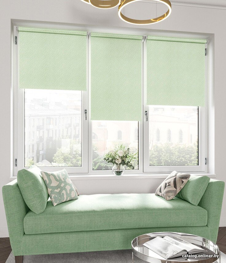 Рулонные шторы Legrand Бриз 47x175 (салатовый)