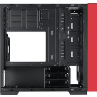 Корпус SilverStone RL08 (черный/красный)