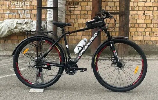 

Велосипед Greenland Genesis K 27.5 р.17 2025 (черный/красный)