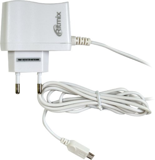 

Сетевое зарядное Ritmix RM-110 (белый)