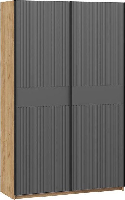 

Шкаф-купе Трия Оскар Хилтон Т2 1400 271057 (ручка черная/дуб крафт золотой/графит матовый)