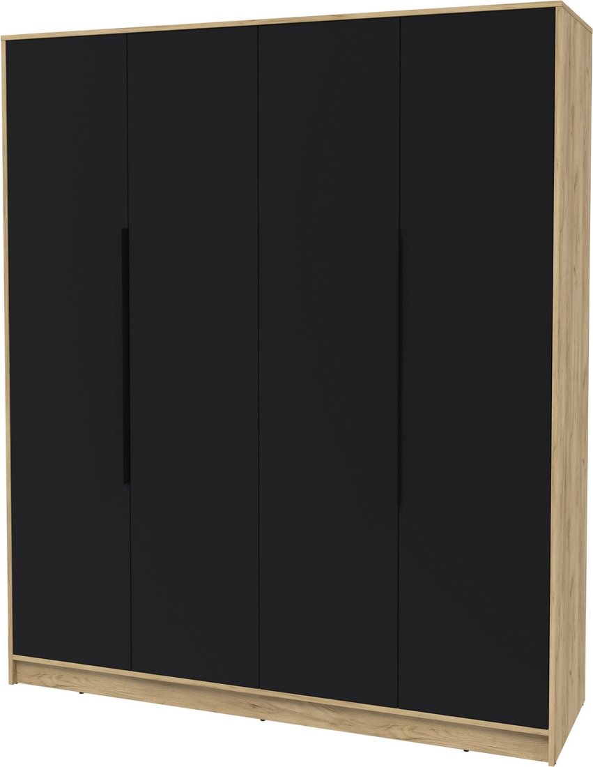 

Шкаф распашной Интерлиния Концепт КТ-Ш4 (черный/дуб золотой)