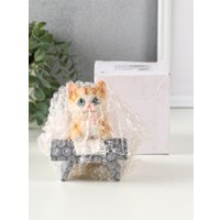 Статуэтка Sima-Land Котик с книгой за партой 10904401