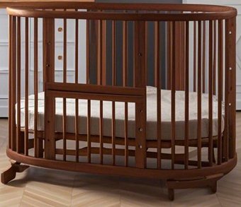 Кроватка-трансформер Bambini 20.16.20_38_14 (коричневый)