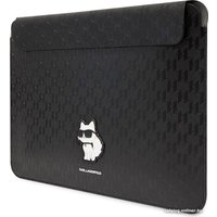 Чехол CG Mobile Karl Lagerfeld Saffiano Sleeve Monogram NFT Choupette KLCS14SAKHPCK 13/14" (черный)