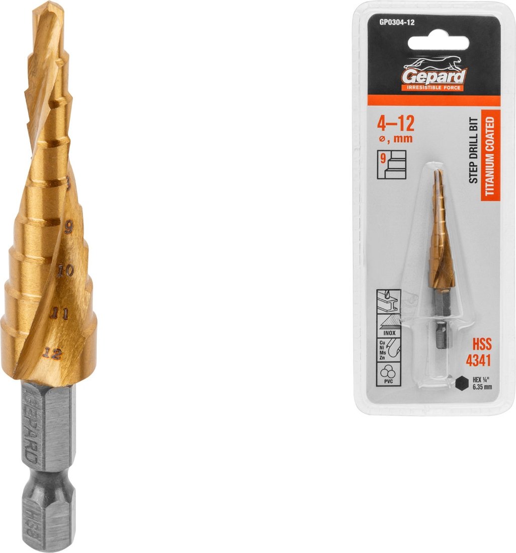 Сверло Gepard GP0304-12