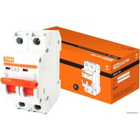 Выключатель автоматический TDM Electric ВА 47-29 2Р 63А (C) 4.5кА SQ0206-0099