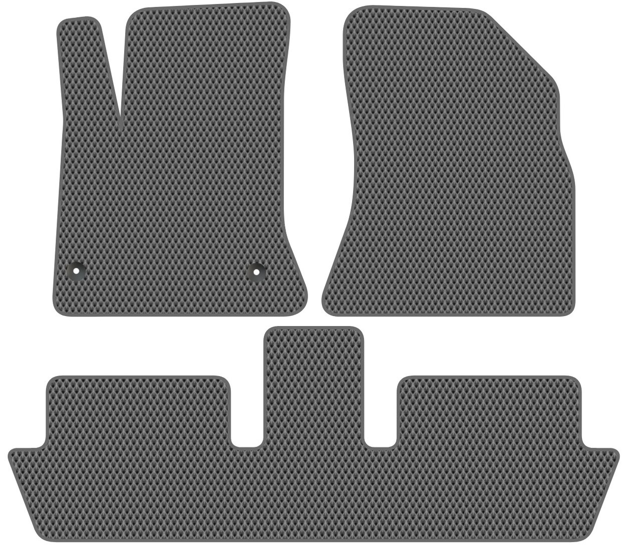 

Комплект ковриков для авто Alicosta Citroen C4 Picasso (минивэн) 2007 - 2014 (серый, ромб)