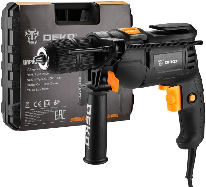 

Ударная дрель Deko DKID600W SET1 063-4163