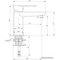 Смеситель Deante Alpinia BGA 020M