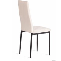 Стул TetChair Easy Chair металл/вельвет (светло-бежевый/черный)