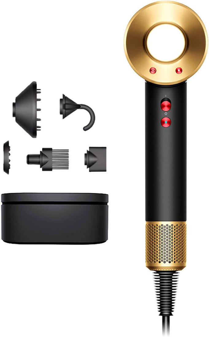 

Фен Dyson HD07 Supersonic (черный оникс/золотистый)