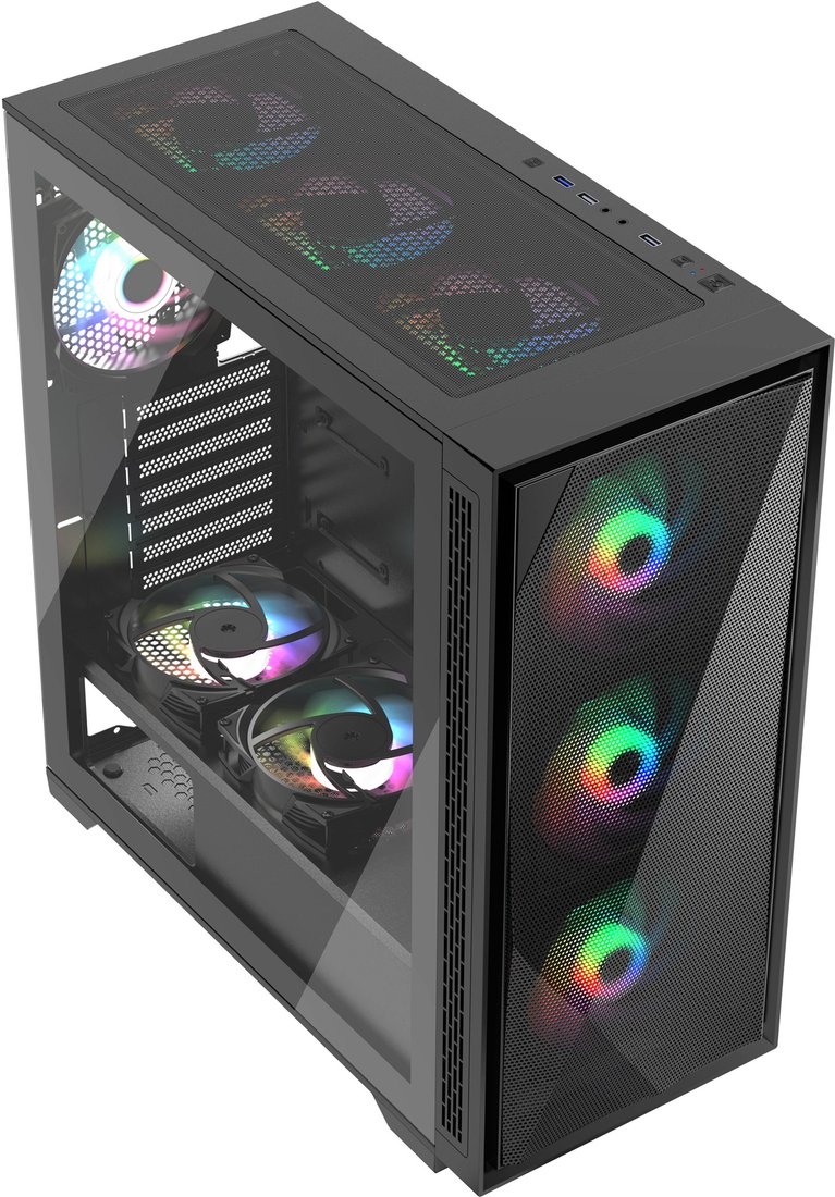 

Корпус SuperPower i9 Mesh TG (черный)