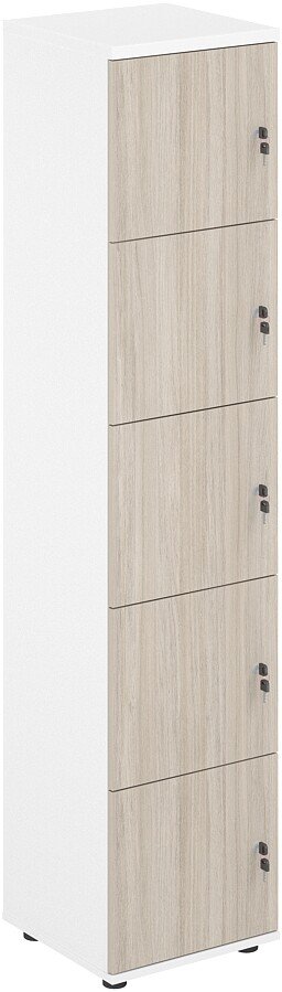 

Шкаф распашной Norden 5 ячеек 40х40х186.6 SG.818.WH.OL (белый/дуб светлый)