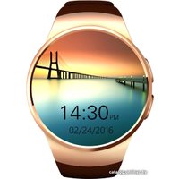 Умные часы KingWear KW18 (золотистый)