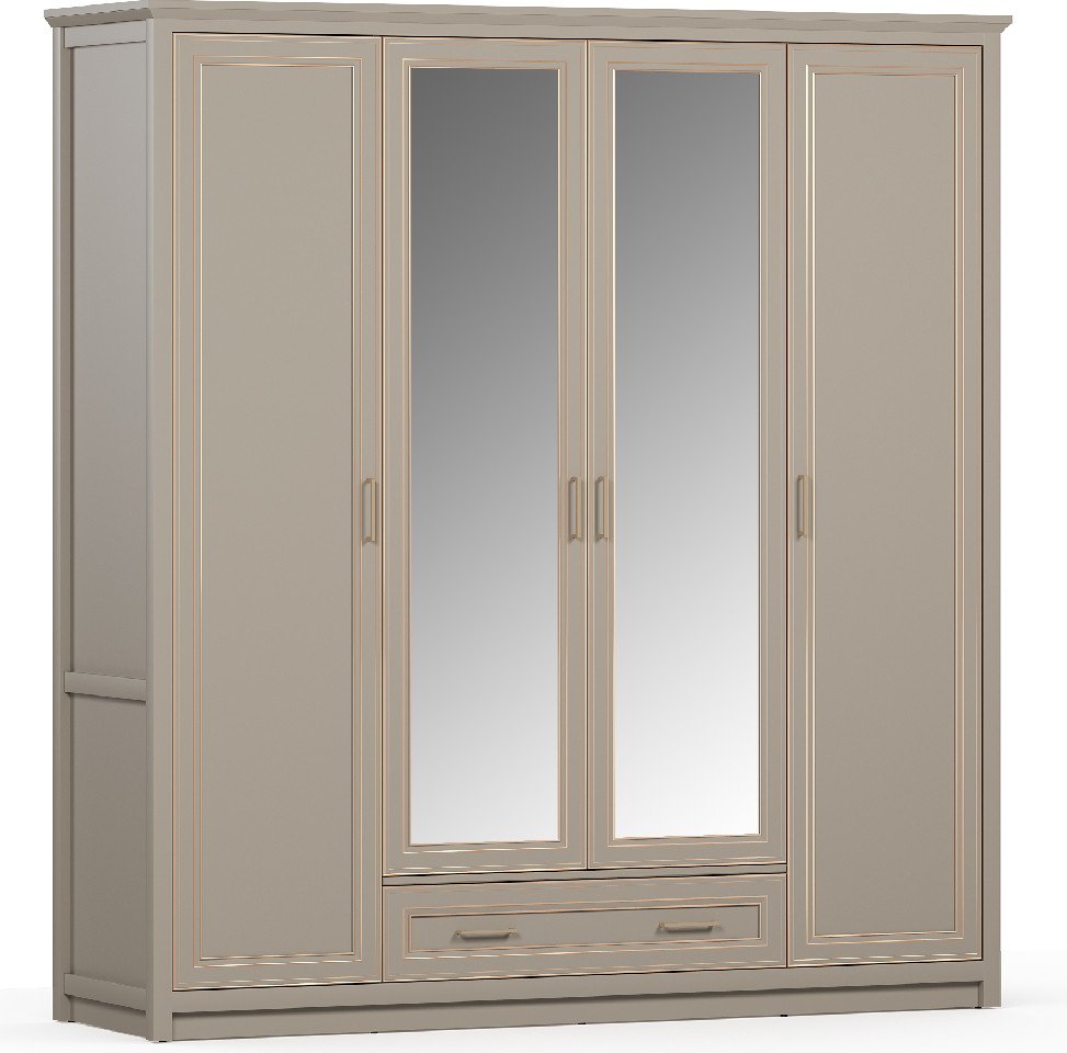 

Шкаф распашной Black Red White Classic SZF2D2L1S (глиняный серый)