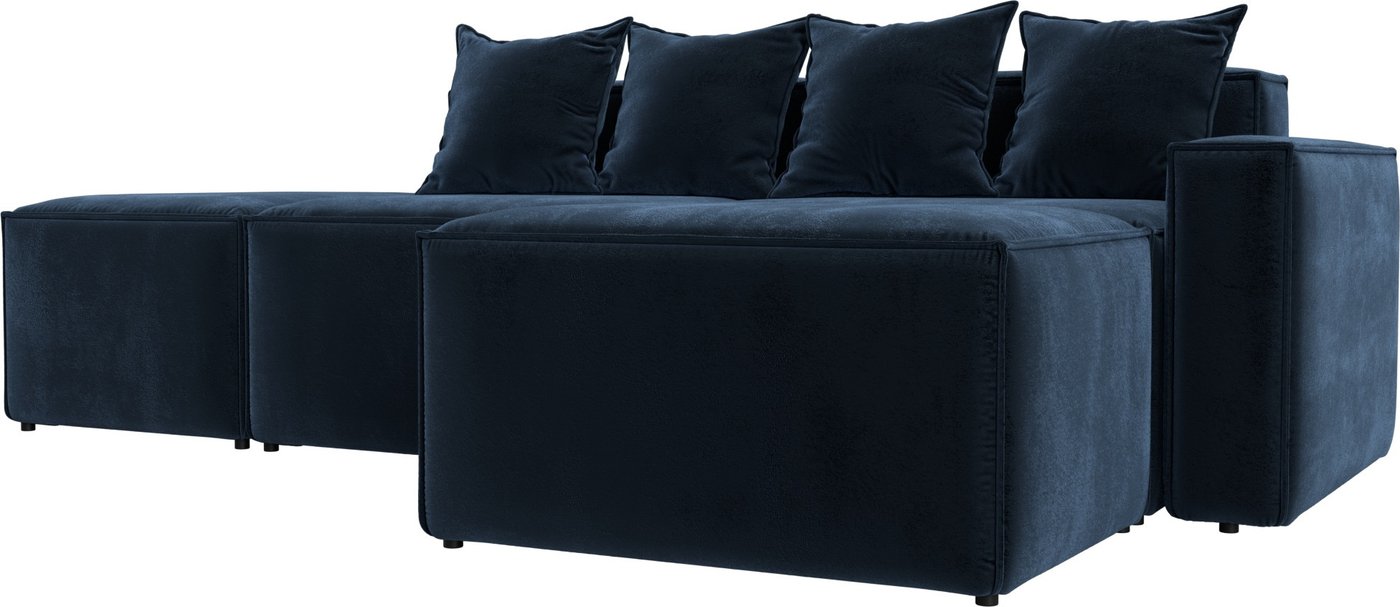 

Угловой диван Лига диванов Лига-063 угол правый 129794 (велюр Tower 13 синий)
