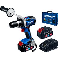 Дрель-шуруповерт Зубр DB-211-42 (с 2-мя АКБ, кейс)