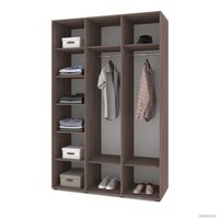 Шкаф распашной Modern Стоун С31 (шимо темный/шимо светлый)