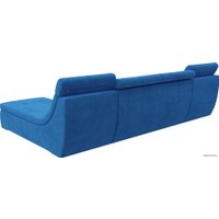 Модульный диван Лига диванов Холидей люкс 105558 (велюр, голубой)