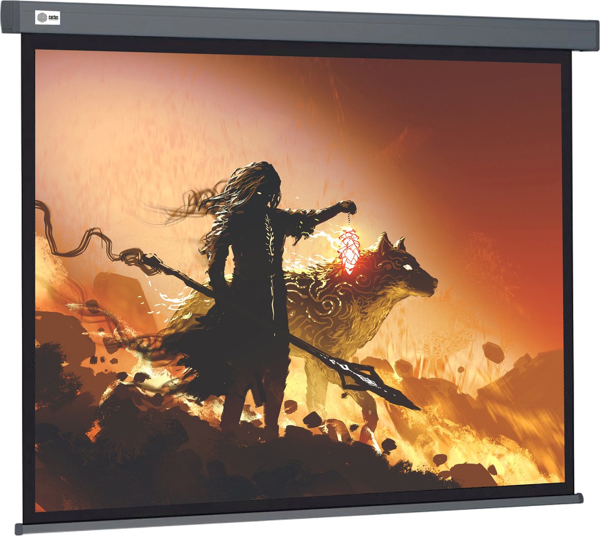 

Проекционный экран CACTUS Wallscreen 213x213 CS-PSW-213X213-SG