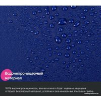 Шторка-занавеска для ванны IDDIS P05PE18i11 (темно-синий)