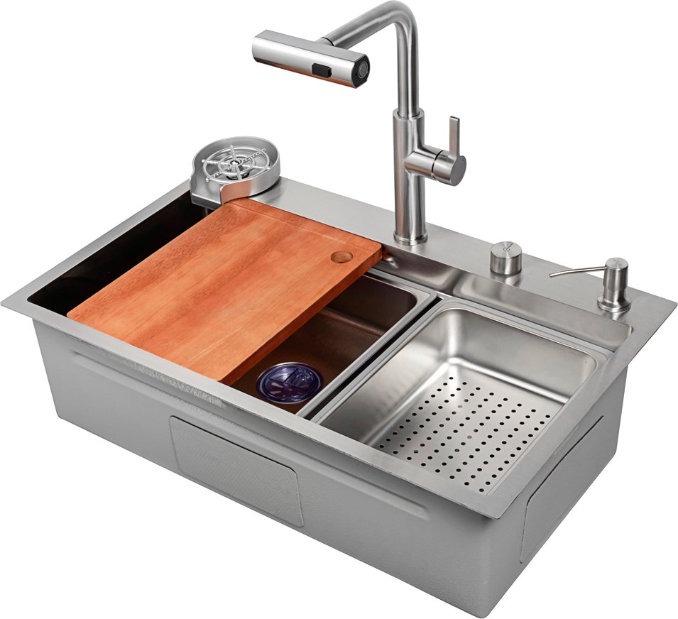 

Кухонная мойка ARFEKA ECO AR 750*460 T SATIN