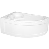 Ванна Cersanit Kaliope 153x100 L 63441 (с ножками, экраном и сифоном Prime черный)