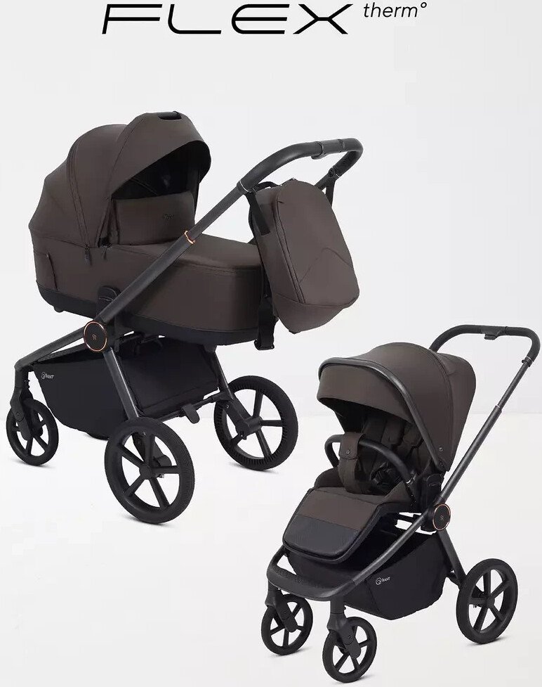 Универсальная коляска Rant Flex Therm RA112 (2 в 1, shine brown)