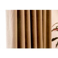 Комплект штор Decoretto Нубук мягкий НМП-K8 1.25x2.5 м (коричневый, 2 шт)