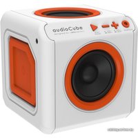 Беспроводная колонка Allocacoc Audiocube Portable (белый/оранжевый)