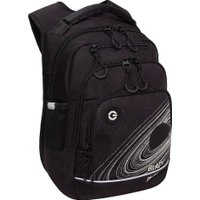 Школьный рюкзак Grizzly RB-550-3 (черный/белый)