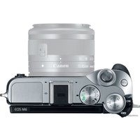 Беззеркальный фотоаппарат Canon EOS M6 Body (серебристый)