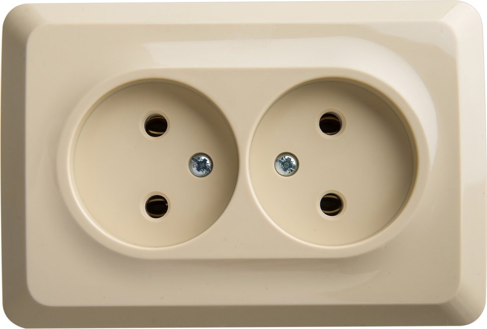 

Розетка Systeme Electric Этюд PA16-105K (кремовый)