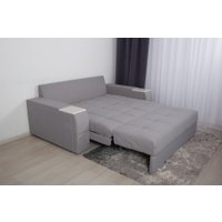 Диван DiArt Джаз 1550 с подлокотниками Бруклин (велюр Магия 53/прав/крафт)