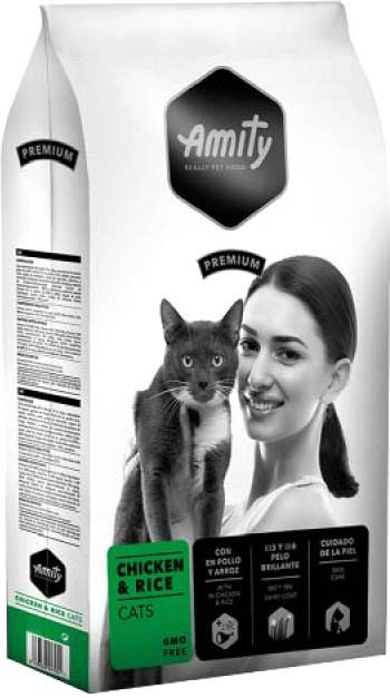 

Сухой корм для кошек Amity Premium Chicken & Rice (с курицей и рисом) 10 кг