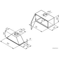 Кухонная вытяжка KUPPERSBERG Inlinea 70 LX