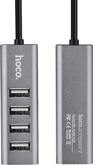 

USB-хаб Hoco HB1 (серый)